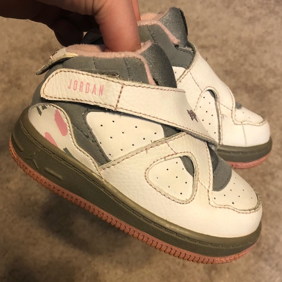 Jordan Other - Air Jordan AJF8 baby Toddler shoes pink 6c